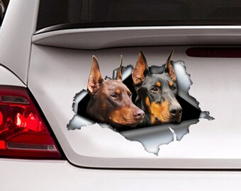 red doberman stuffed animal