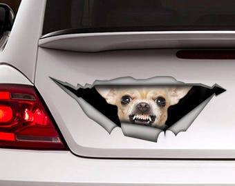 chihuahua decal etsy