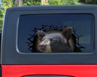 Bear Mountain Scene Wall or Window Decal