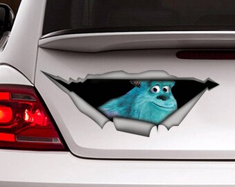 Monsters Inc Decal Etsy
