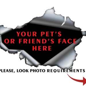 Custom design, custom pet decal, custom sticker, custom magnet image 2