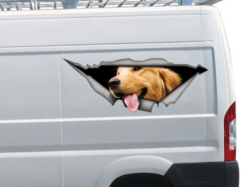 Golden Retriever car Decal Pet decal Dog Decal Vinyl | Etsy
