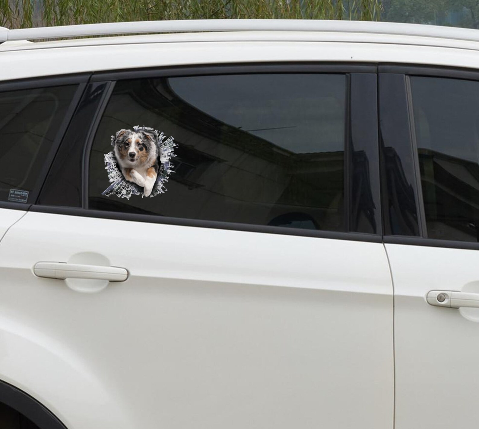 Aussie Window Decal, Australian Shepherd Sticker, Australian Shepherd ...