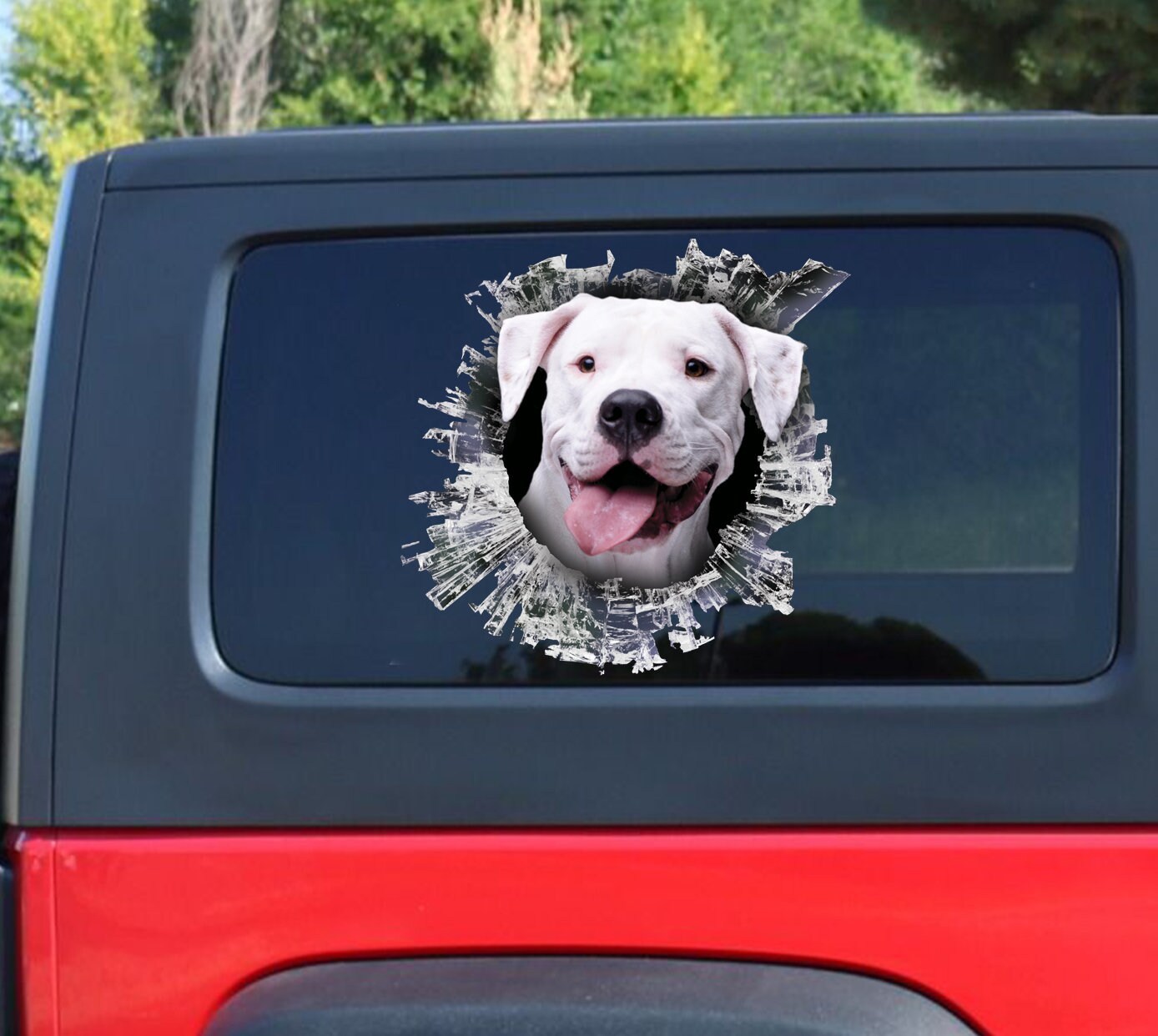 Dogo argentino decal - .de