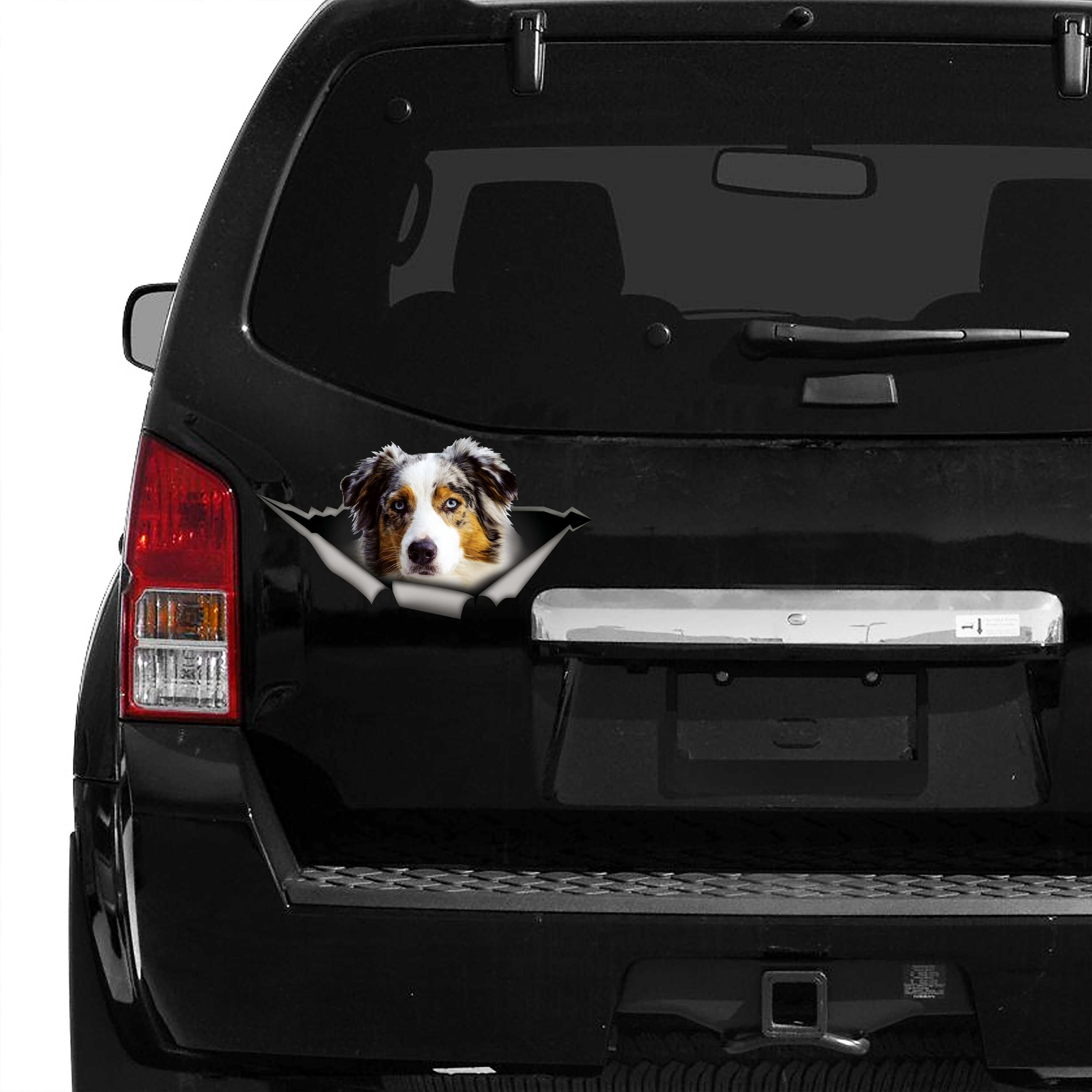 Australian Shepherd Car Decal Aussie Aussie Decal Etsy Canada