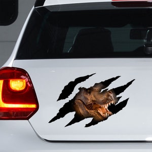 Dinosaur  sticker, Dinosaur car decal, Dinosaur magnet, car decoration, Dinosaur art
