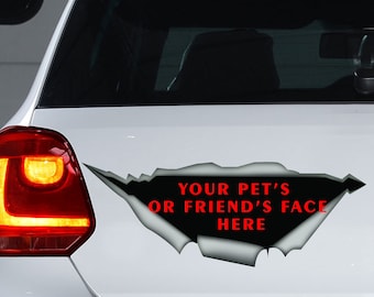 benutzerdefinierte Bestellung, benutzerdefinierte Haustier Aufkleber, personalisierte Auto Aufkleber, benutzerdefinierte Magnet