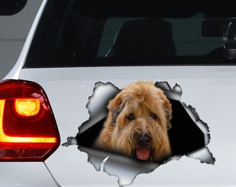 Decalque Wheaten Terrier, ímã Wheaten Terrier, adesivo de carro Wheaten Terrier, decalque para animais de estimação