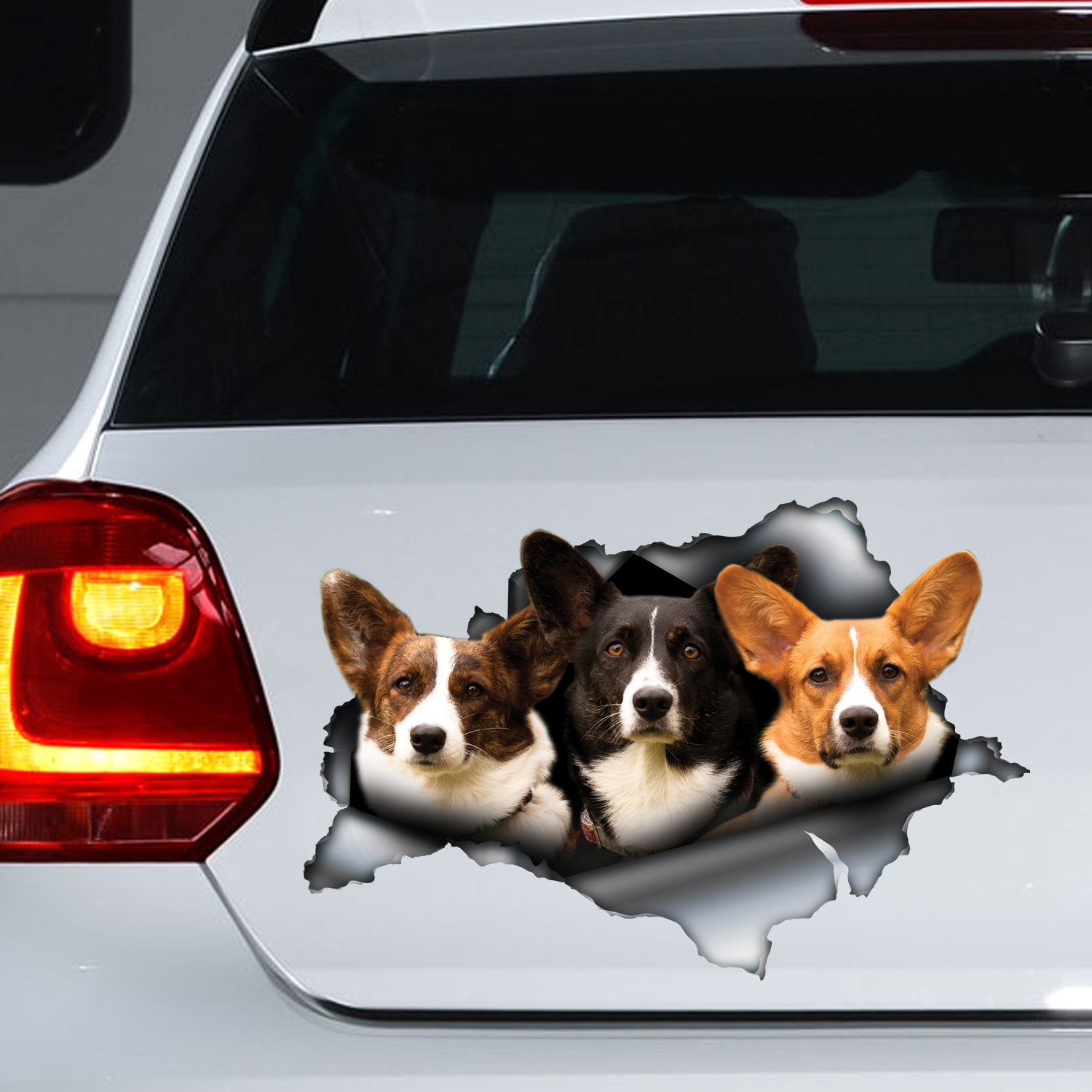 Funny Corgi Car Decal Corgi Decal Car Sticker Dog Decal Etsy
