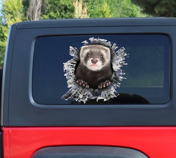 Standing Ferret Decals & Car Window Stickers | Decal Junky Standing Ferret Decals & Car Window Stickers | Decal Junky