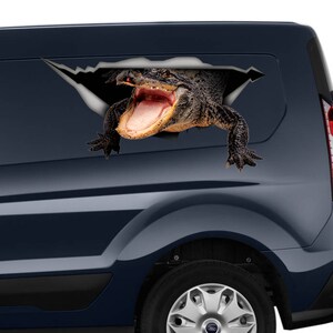 Crocodile Car Decal Vinyl Decal Car Decoration Reptile - Etsy
