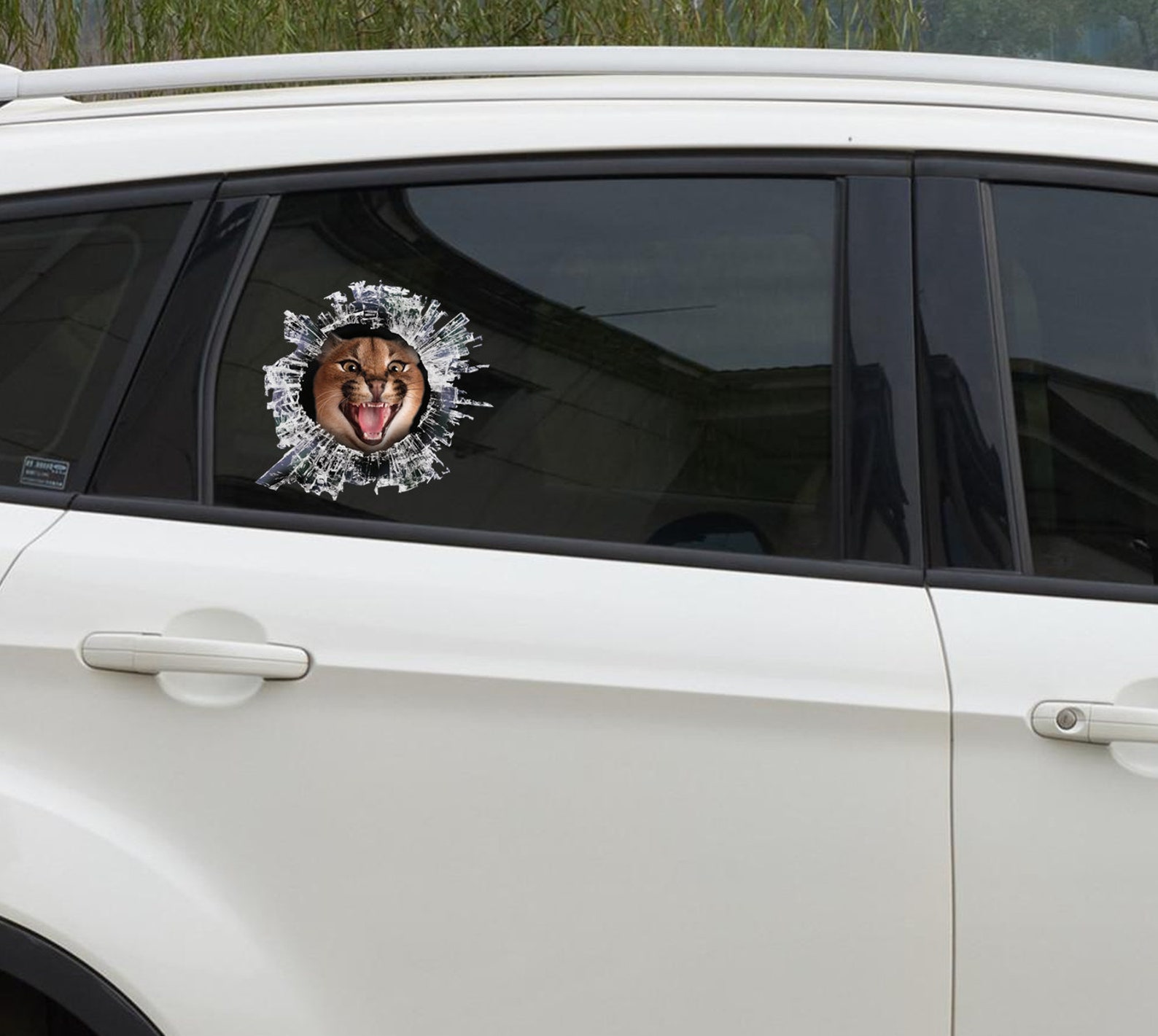 Caracal Window Sticker, Car Sticker, Caracal Car Decal, Window Sticker