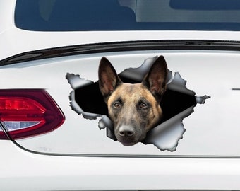 Belgian Malinois decal , Belgian Malinois magnet, Malinois sticker, Belgian Shepherd Dog