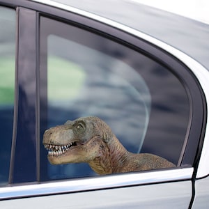 Dinosaur car window sticker , funny sticker,  Dinosaur decal