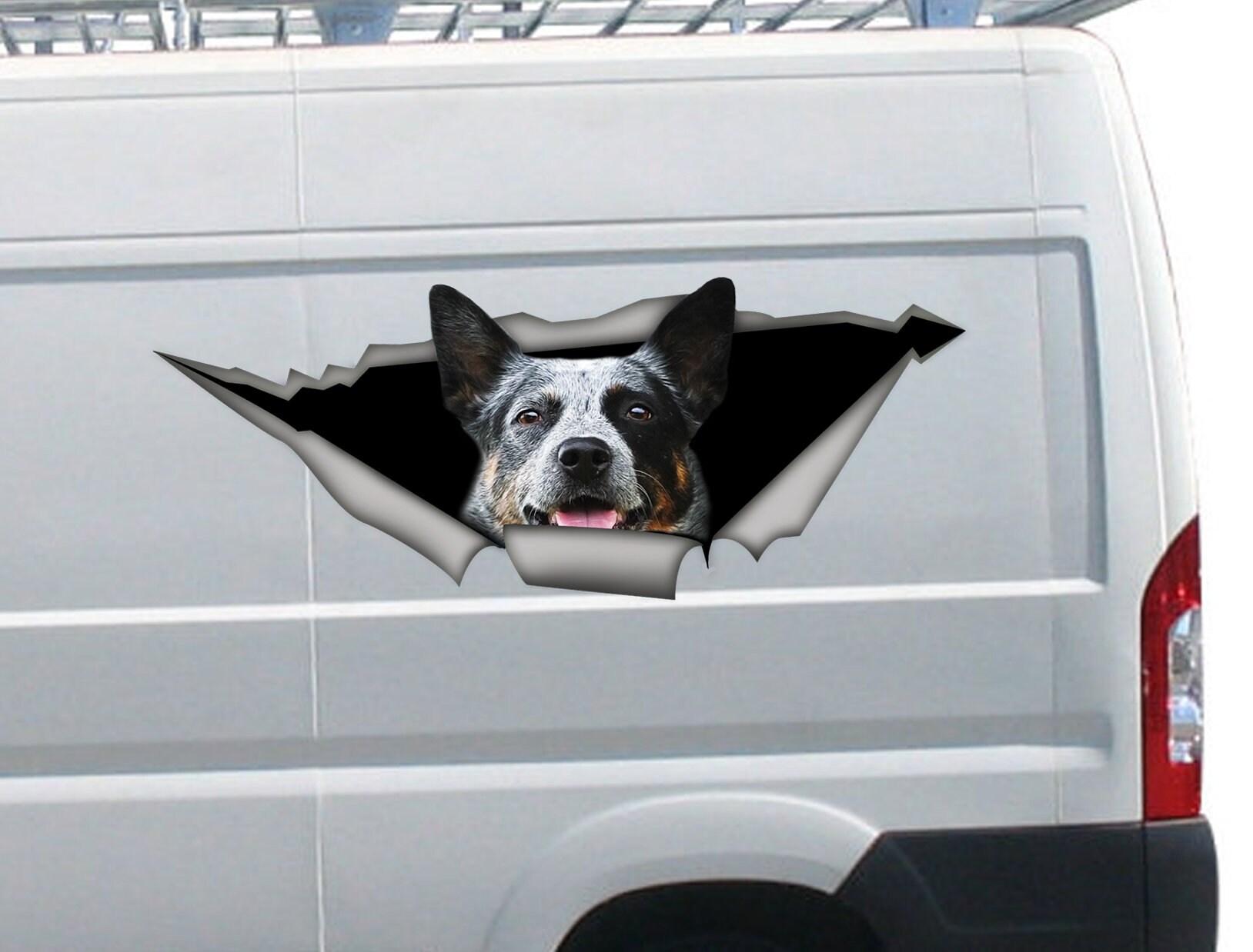 Blue Heeler Car Decal Vinyl Decal Car Decoration Funny Etsy Australia