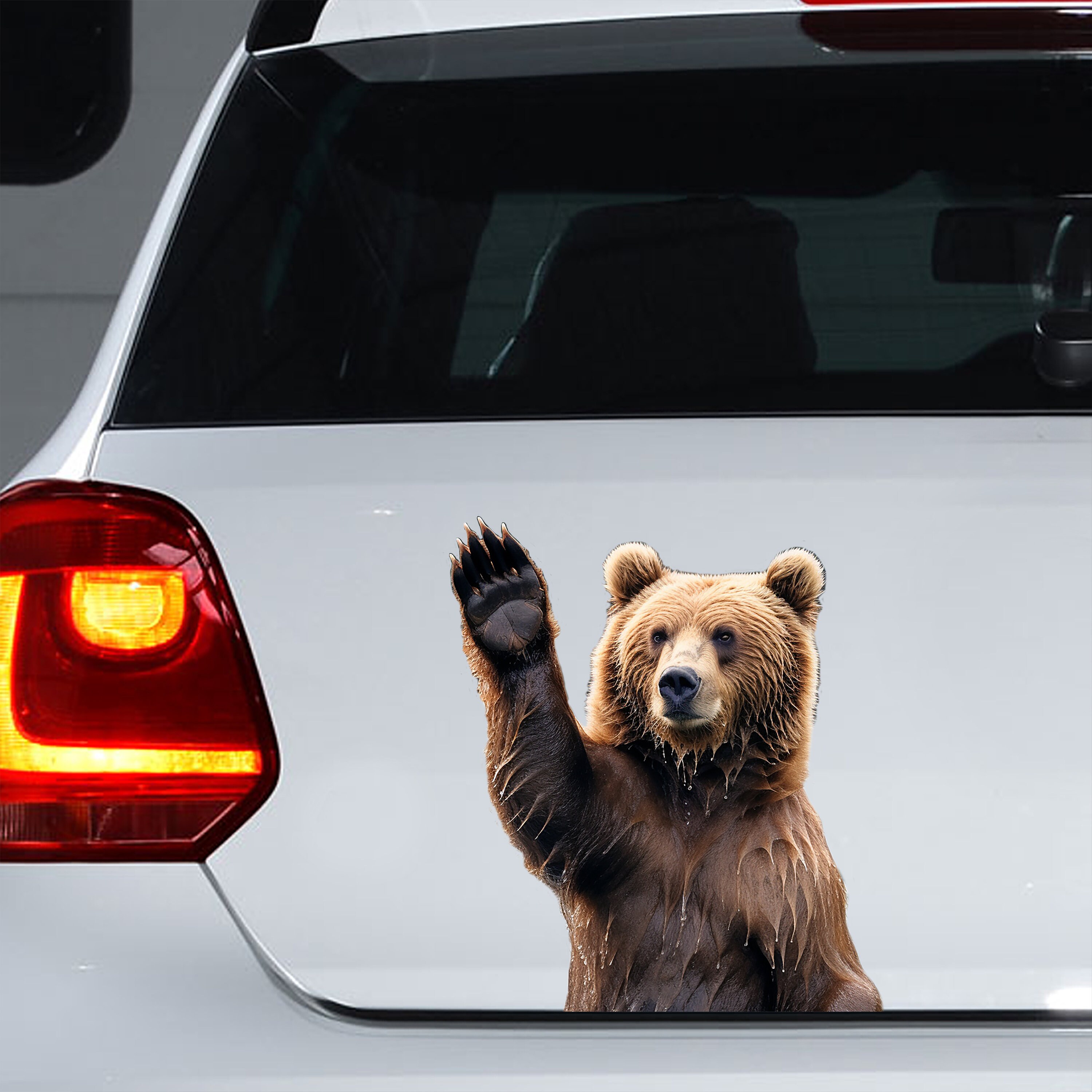 Bear Sticker , Brown Bear Decal, Bear Magnet, Grizzly Sticker - Etsy