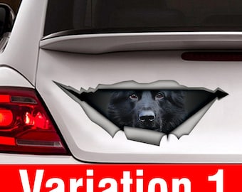 Autosticker Duitse herder waterdichte autosticker 22 cm