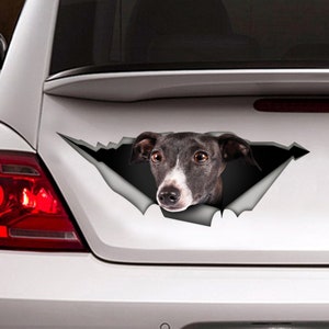 Greyhound car decal, Greyhound magnet, greyhound sticker