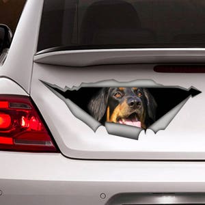 Hovawart decal ,  pet car decal, dog decal, car decoration, funny decal, 3D sticker