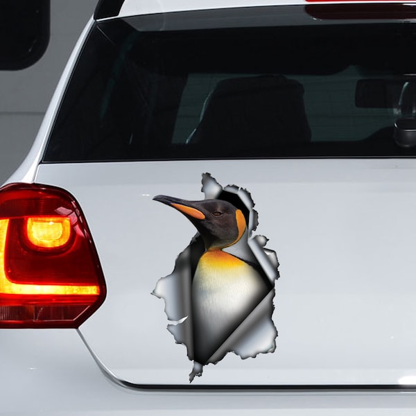 König Pinguin Auto Aufkleber, König Pinguin Magnet, König Pinguin Aufkleber