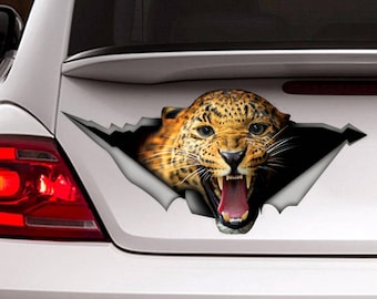 Buy Leopard Car Decal Vinyl Decal Animal Sticker Leopard Decal