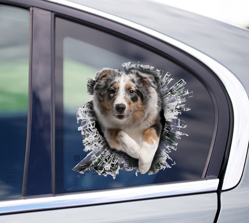 Aussie Window Decal, Australian Shepherd Sticker, Australian Shepherd ...