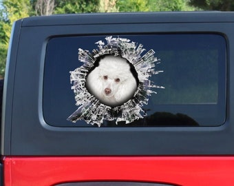 Pudel Tier Aufkleber – Wetterfester Hundesticker Von