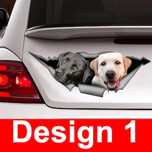 Labrador car decal,  dog car decal, Vinyl decal, car decoration, Lab  sticker, pet decal