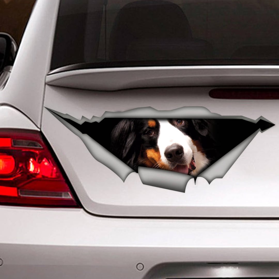 Bernese Mountain Dog Decal, Car Decal, Dog Decal,pet Sticker, Dog