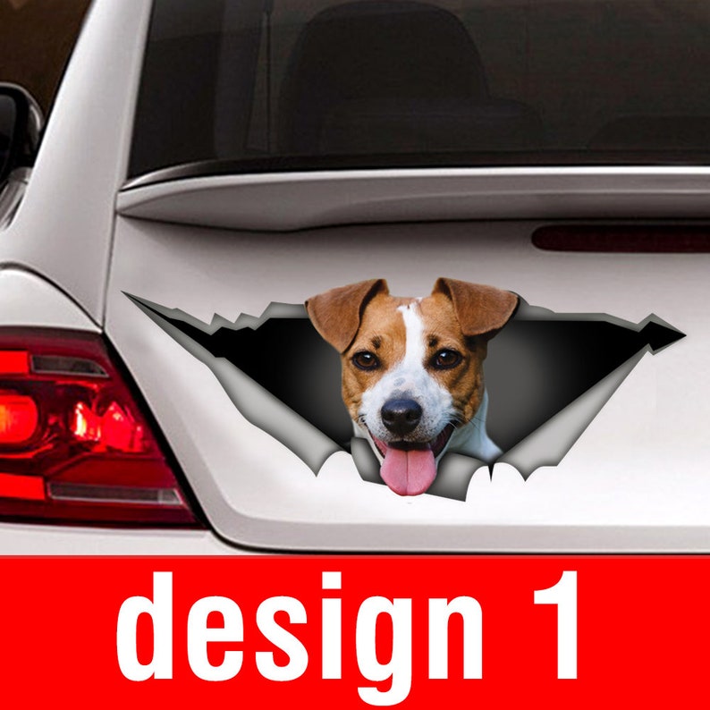 Jack Russell terrier auto sticker hond auto sticker Jack Etsy Nederland
