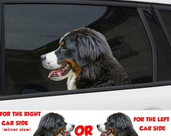 Bernese mountain dog car window sticker , 3D sticker, Bernese mountain dog decal