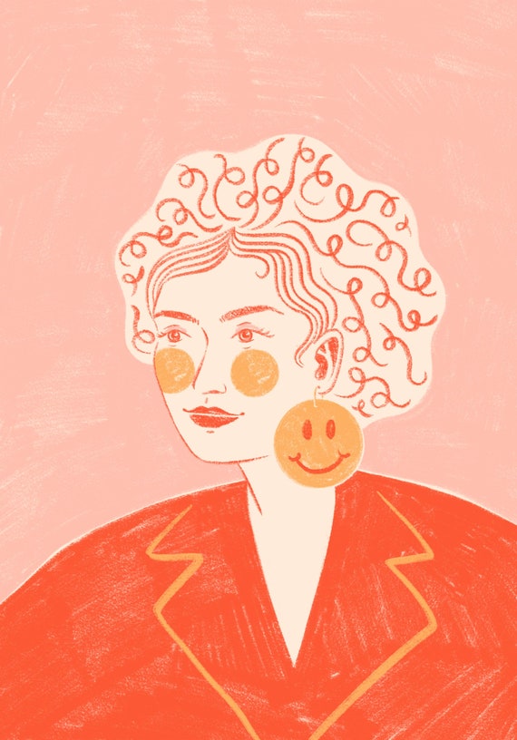 Original Digital Illustration for Art Lover Use as Wallpaper Etsy