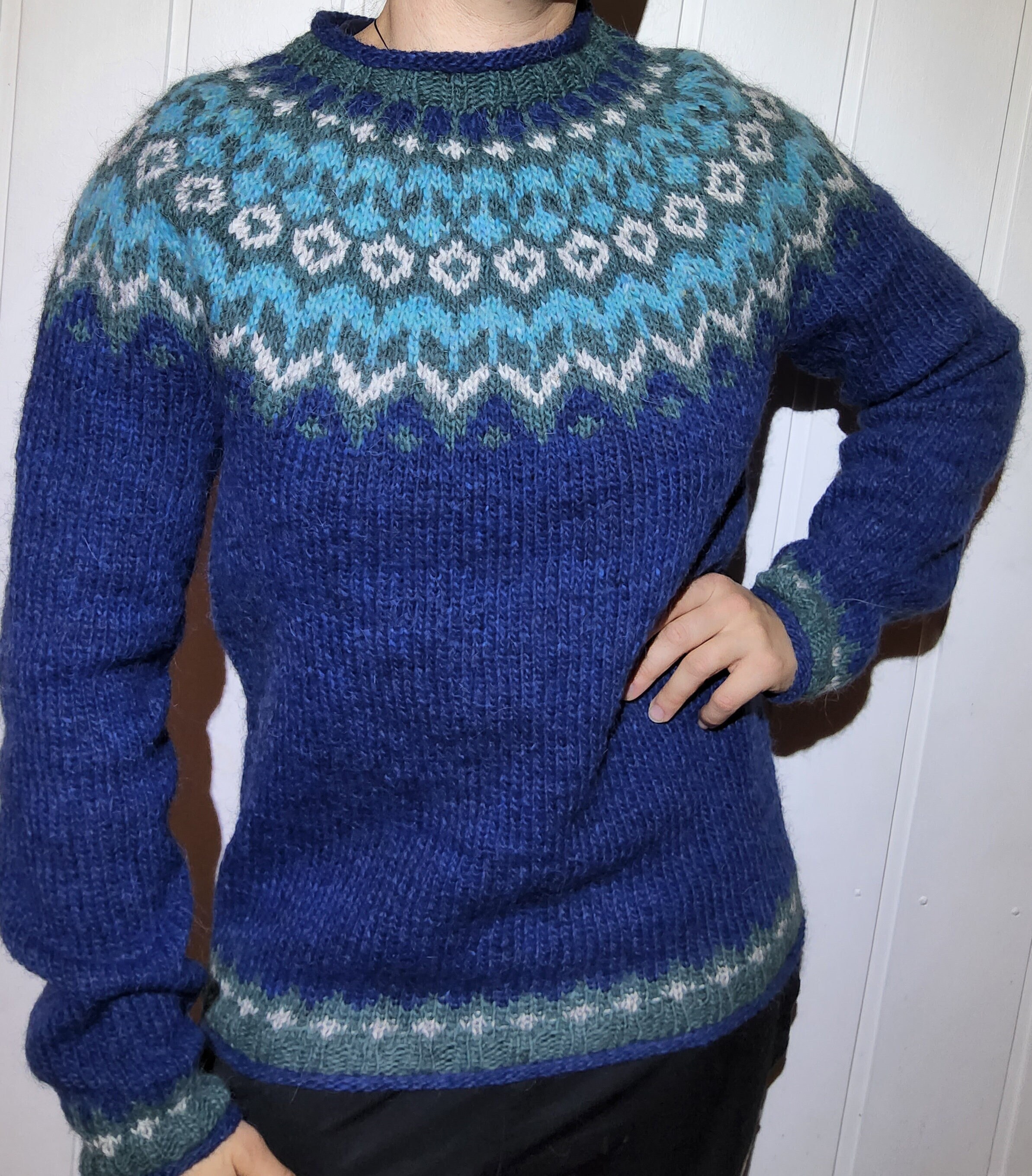 Léttlopi Islandpullover Handgestrickt Kaufen RIDDARI ,Icelandic