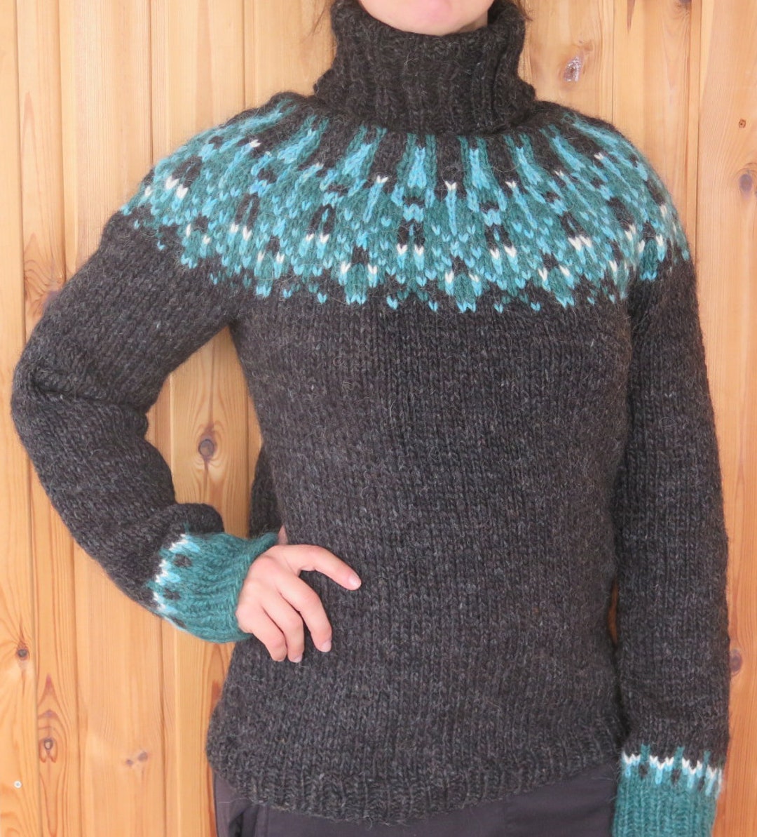 Pull islandais GLACIER Pull islandais Alafosslopi Etsy France