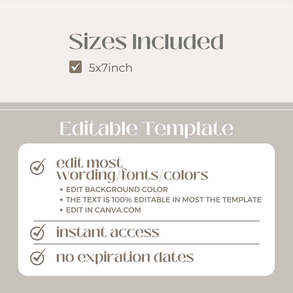 Minimalist Wedding Rehearsal Template Editable the Night Etsy