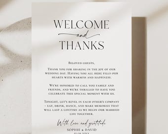 Minimalistische Vorlage für Dankeskarten zur Hochzeit: Platzdeckchen mit Servietten (Digitaler Download)