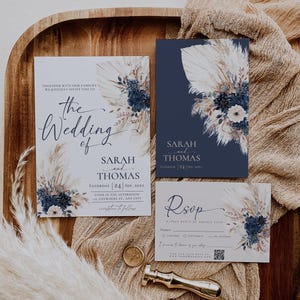 Navy Gold Wedding Invitation Card Template Amy Design Templates