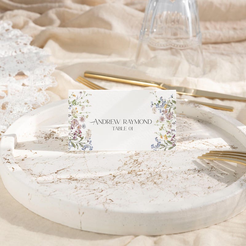 Place Card Printing Template Etsy Place Card Printing Template Etsy