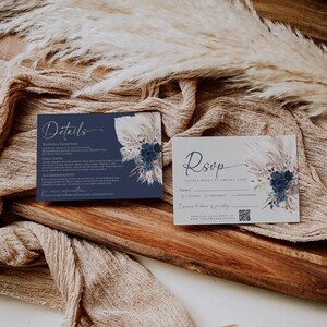 Navy Gold Wedding Invitation Card Template Amy Design Templates