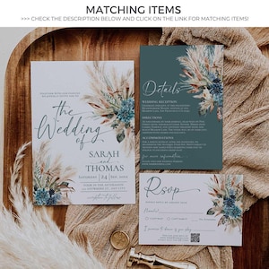Boho Teal Wedding Welcome Sign Template, Turquoise Wedding Signage Template, Welcome to Our Wedding Signs Printable E106