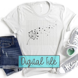 Mouse Dandelion SVG, Magical PNG, Cricut File, Silhouette File, Mickey Cut File, SVG