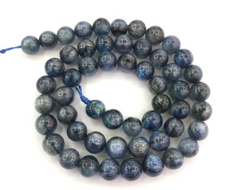 Natural kyanite loose beads semi-finished products long chain diy bracelet jewelry accessories wholesale Handmade jewelry supply