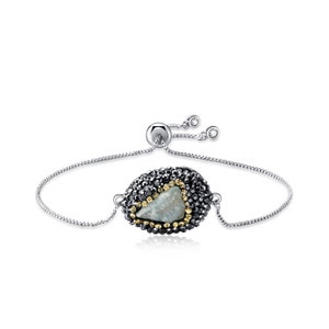 Valentine&#39;s Day,Women bracelet,Gold plated charm , adjustable jewelry, druzy jewelry,Black crystal  bracelet Luxury jewelry, dropshipping