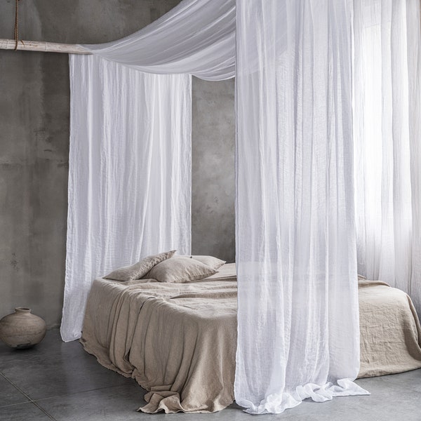 Sheer Bed Canopy Fabric - Etsy
