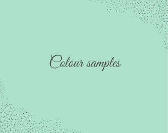 Fabric Color Swatches