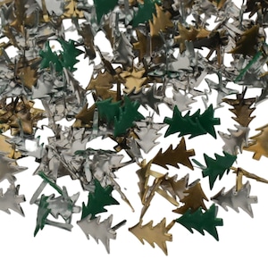 Brads sapins de Noël, attaches parisiennes pour scrapbooking, fabrication de cartes et déco de Noël, 15 mm