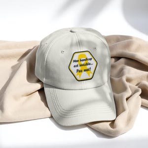 Patch brodé handicap invisible "Mon handicap est invisible pas moi". Ecusson thermocollant ruban - 11 couleur au choix