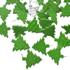 40 brads sapins de Noël verts, ataches parisiennes pour scrapbooking, fabrication de cartes, 20 mm