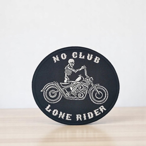 Scheletro Ghost Rider Grande Toppa termoadesiva ricamata con