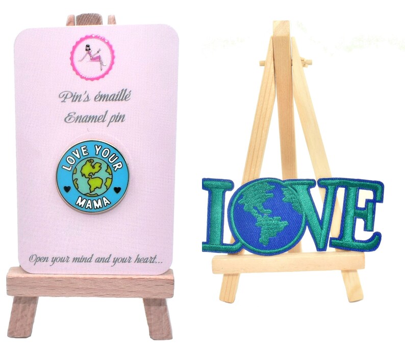 Pin S Planet Patch Earth Loves The Earth Save The Etsy